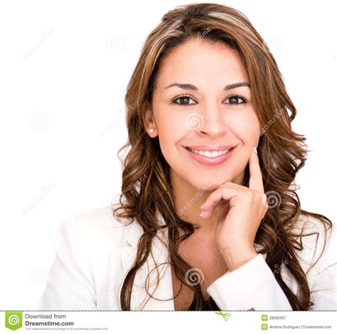 Happy Business Woman Royalty Free Stock Photography