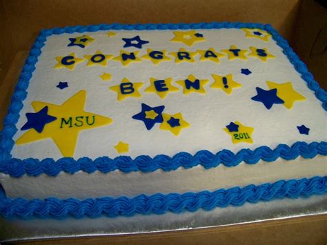 When looking to achieve the royal blue coloring, remember to use paste food color rather than liquid or gel food color. Blue And Gold Graduation Cake - CakeCentral.com