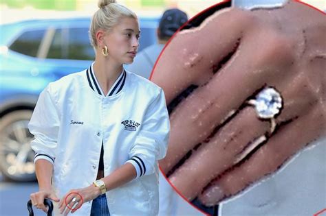 Staggering Cost Of Hailey Baldwins Enormous Diamond Engagement Ring