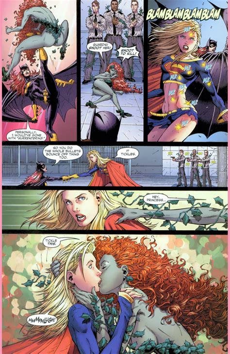 Supergirl And Batgirl VS Harley Quinn And Poison Ivy – Comicnewbies