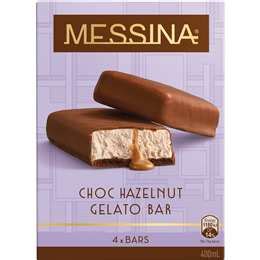 Messina Choc Hazelnut Gelato Bar Pack Woolworths