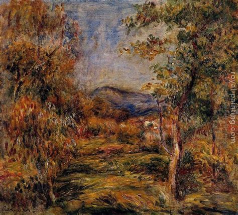 Cagnes Landscape Vi By Pierre Auguste Renoir Oil Painting Reproduction