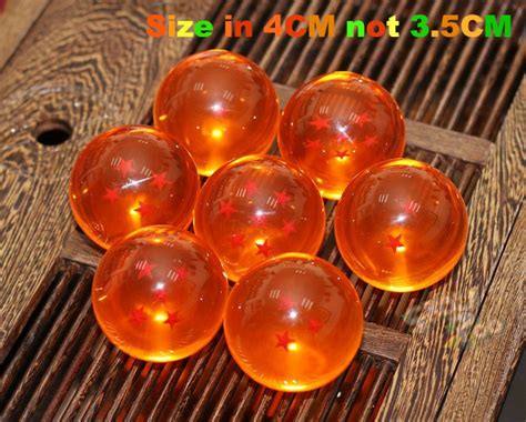 1997 after another set of dragon balls hidden in a shrine turn goku back into a child, he must recover dragon balls from across the universe within one year to prevent the earth from disappearing. Dragon Ball 7pc set 4CM DragonBall 7 Stars Crystal Ball Dragon Ball Z Balls Complete set retail ...