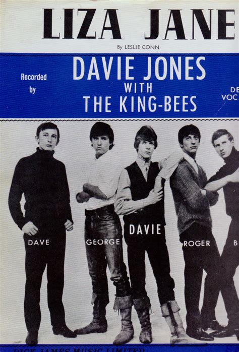 Davie Jones And The King Bees 1964 David Bowie Starman King Bee