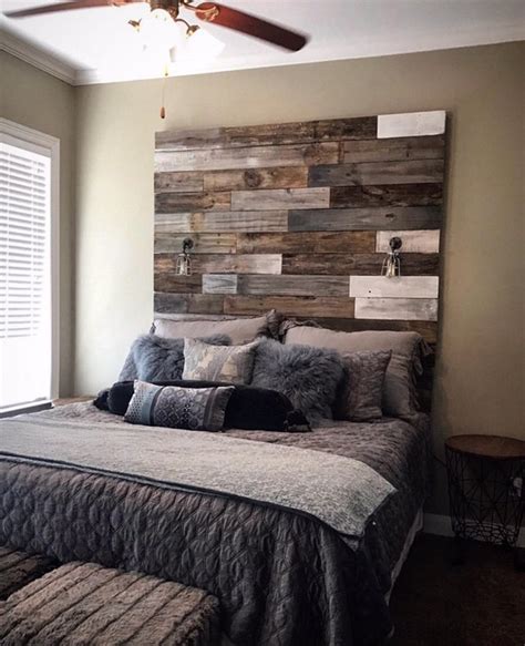We decided not to attach it. Reclaimed Wood Headboard distressed farmhouse lavender ...