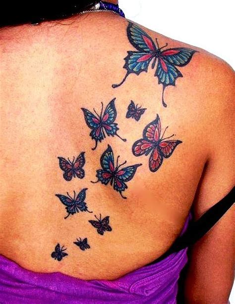 25 Bästa Butterfly Back Tattoo Idéerna På Pinterest Fjärilstatueringar Och Tatueringsmönster