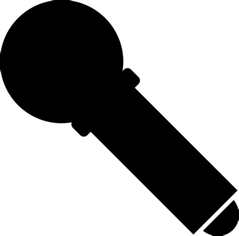 Microphone Variant Silhouette Svg Png Icon Free Download 42021