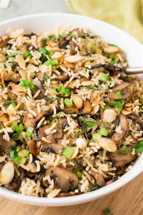 Mushroom Rice Recipe Easy Side Dish Delicious Meets Healthy