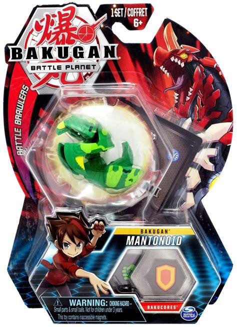 Bakugan Starter Pack 3 Pack Darkus Mantonoid Collectible Transforming