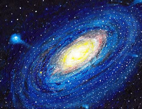 Milky Way Galaxy ~ Original Art By Peggy J Damato The