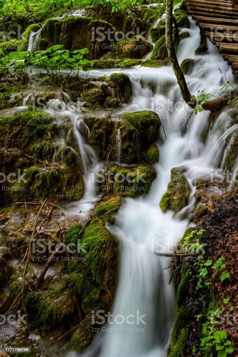Misty Waterfalls Stock Photo Download Image Now Backgrounds Beauty