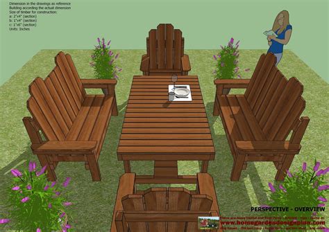 Before you begin to build your modern teak furniture, you need a plan. home garden plans: GT101 - Garden Teak Table Plans - Out Door Furniture Plans - Woodworking Plans