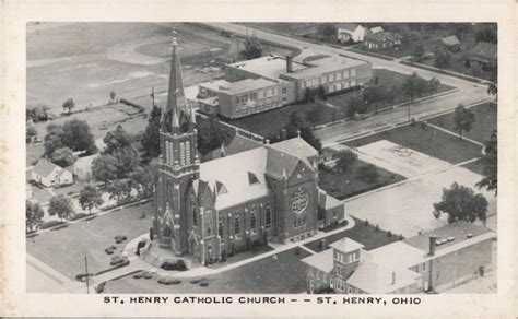 St Henry Catholic Church Ohio Postcard