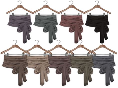 Second Life Marketplace League Vintage Chiffon Belts Fatpack