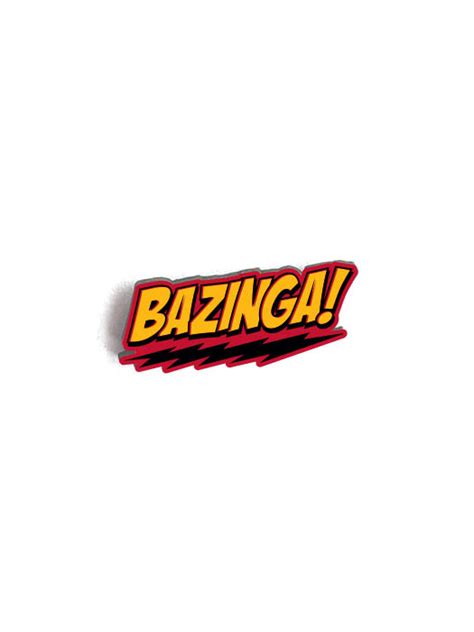 Bazinga The Big Bang Theory Official Pin Redwolf