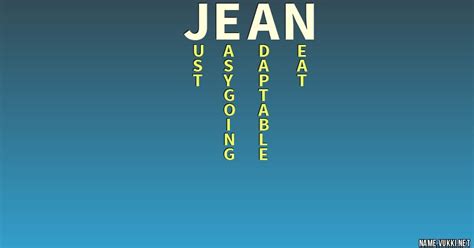 The Meaning Of Jean Name Meanings
