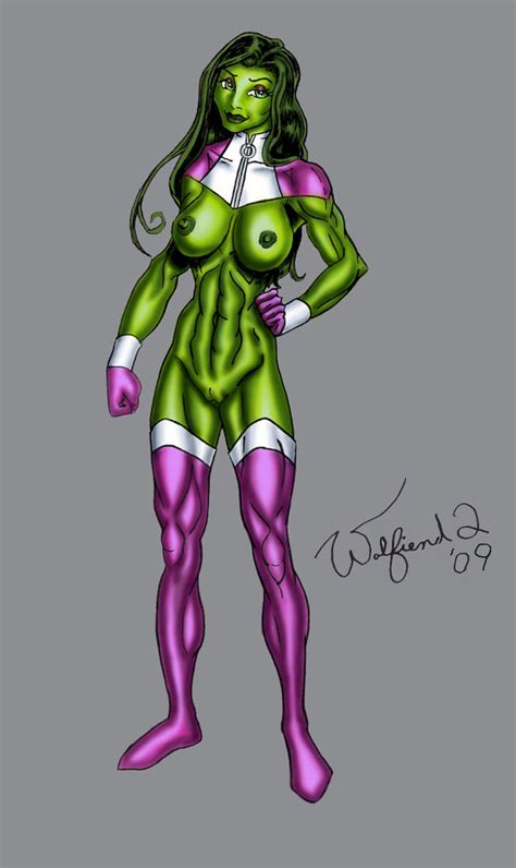 Rule 34 1girls 2009 Avengers Female Female Only Green Skin Hulk