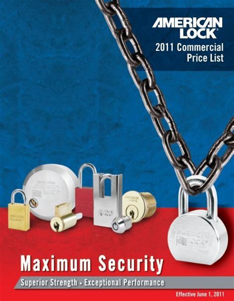 American Lock Product Catalog