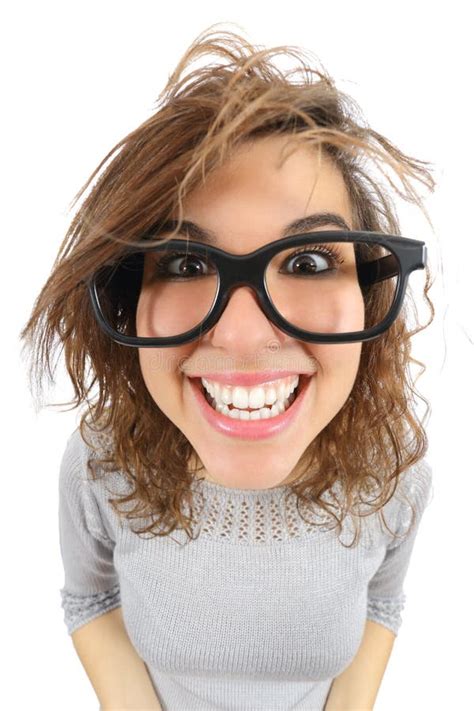 Geek Glasses Stock Photo Image Of White Frame Sixties 18485190