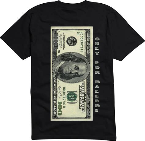 Dollar Bill Baller Law Of Attraction Abundance Shirt Only For Ballers Casual Short Sleeve T
