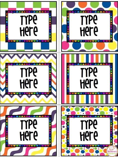 Free Printable And Editable Labels For Classroom Organization Classroom Labels Free Editable