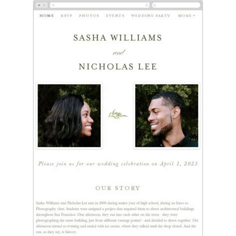 How To Wedding Website Bio Examples Tips And What To Include In 2021
