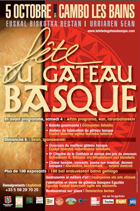 Cambo la fête du gâteau basque Euskal Herria Actualités en Aquitaine