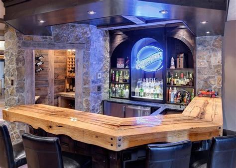 Entdecke rezepte, einrichtungsideen, stilinterpretationen und andere ideen zum ausprobieren. The Best Basement Bar | The MACNAB's Team