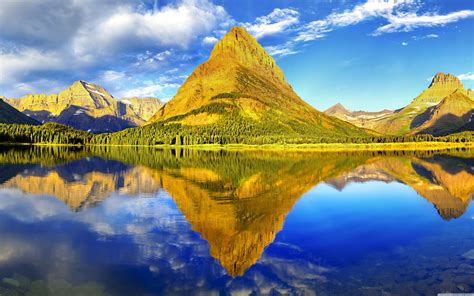 Free Download Glacier National Park Panorama 4k Hd Desktop Wallpaper