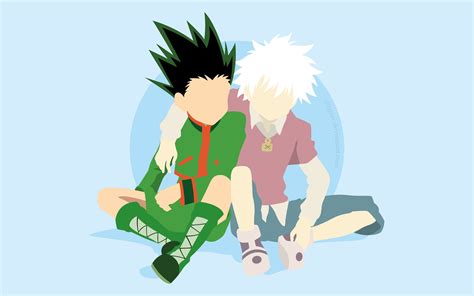 Aesthetic Gon And Killua Computer Wallpapers Wallpaper Cave