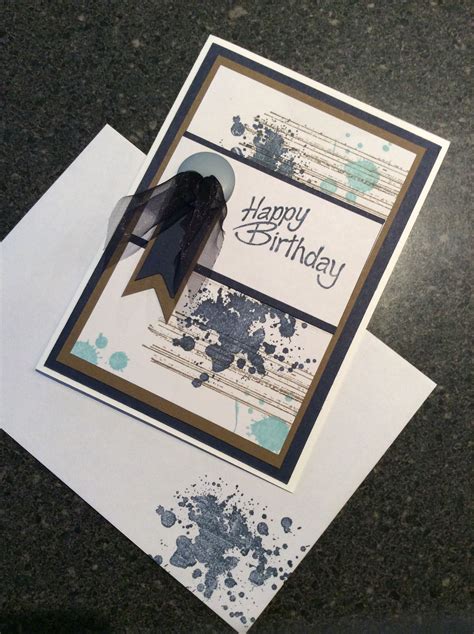 Male Birthday Card Using Gorgeous Grunge From Stampin Up Birthday