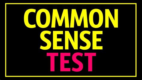 How to say common sense in malayalam. Common Sense Test That 90% of People Fail | YeLyTV.com ...