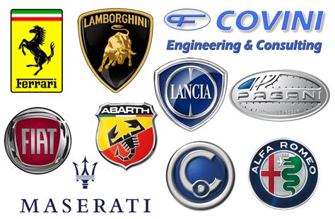 Luxury Sports Car Logos Luxury Car Logos Set Modern Car Silhouettes