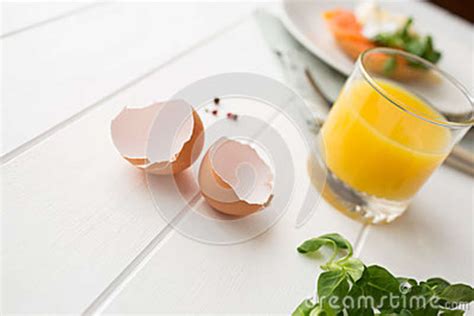 Healthy Breakfast With Poached Eggs Stock Image Image Of