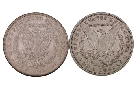 Lot Lot Of 2 1897 S Morgan Silver Dollars