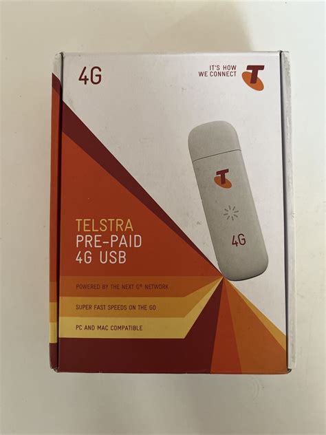 Telstra Prepaid 4g Usb Wi Fi Modem Hotspot Retro Unit