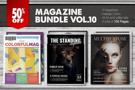 Magazine Bundle 10 ~ Magazine Templates ~ Creative Market