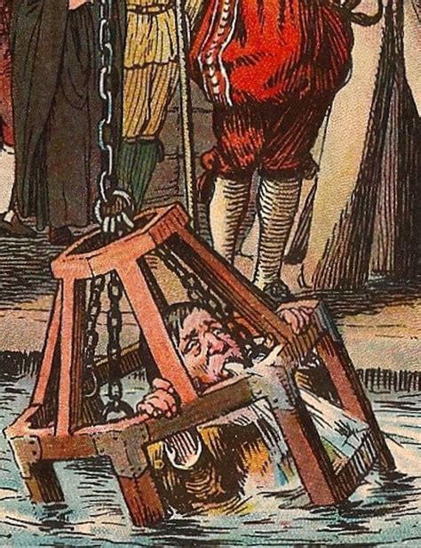 Vintage Postcard Medieval Torture For Cheating