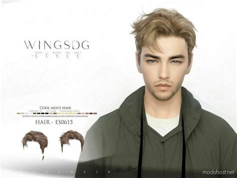 Wings Es0715 Cool Mens Hair Sims 4 Mod Modshost