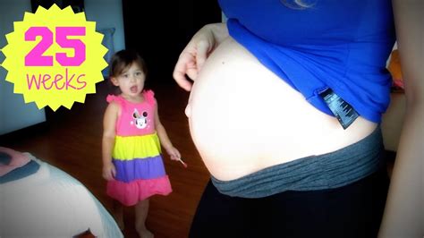 25 Week Pregnancy Vlog And Belly Amandamuse Youtube