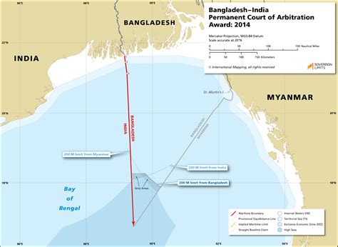 Bangladeshindia Maritime Boundary Sovereign Limits