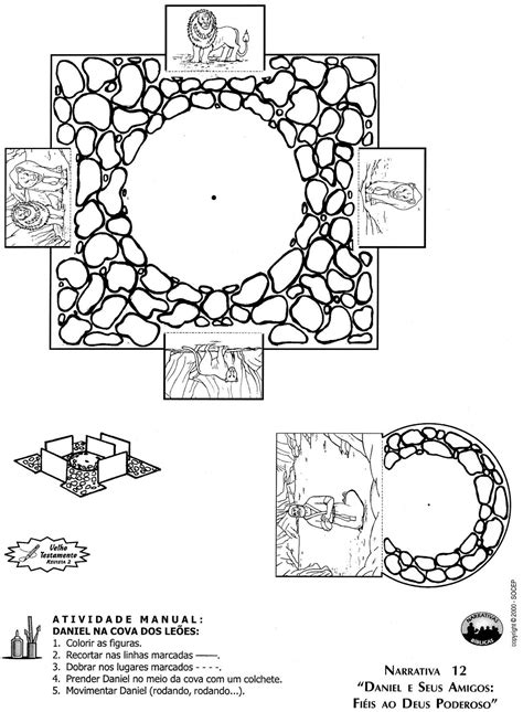 Printable Daniel And The Lions Den Craft Crafts Printable Area