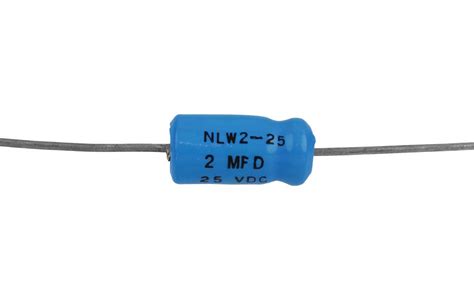 Nlw2 25 Cornell Dubilier Aluminum Electrolytic Capacitor 2uf 25v
