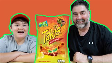 Reviewing The New Takis Volcano Queso Color Changing Tongue Effects
