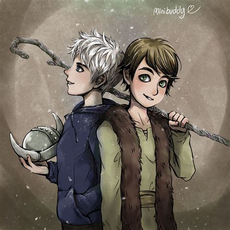 jack frost and hiccup by minibuddy on deviantart jack frost jack frost and elsa hiccup jack