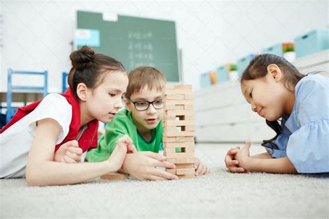Kids Playing Game At School - Stock Photos | Motion Array