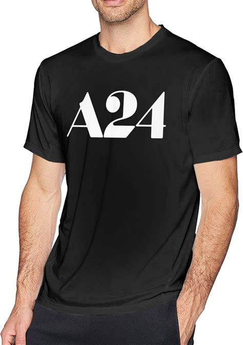 A24 Men Short Sleeve Tee Sports T Shirt Tees Casual Amazones Ropa Y