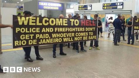Rio 2016 Welcome To Hell Warn Police Bbc News