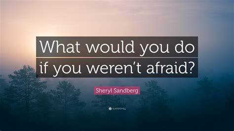 What would you do today if you weren't afraid to fail? this is a quote on a magnet which hangs neatly on my refrigerator. Sheryl Sandberg Quote: "What would you do if you weren't afraid?" (25 wallpapers) - Quotefancy