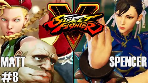 Street Fighter V Cammy Birdie Vs Chun Li 8 Youtube